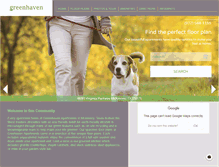 Tablet Screenshot of liveatgreenhaven.com